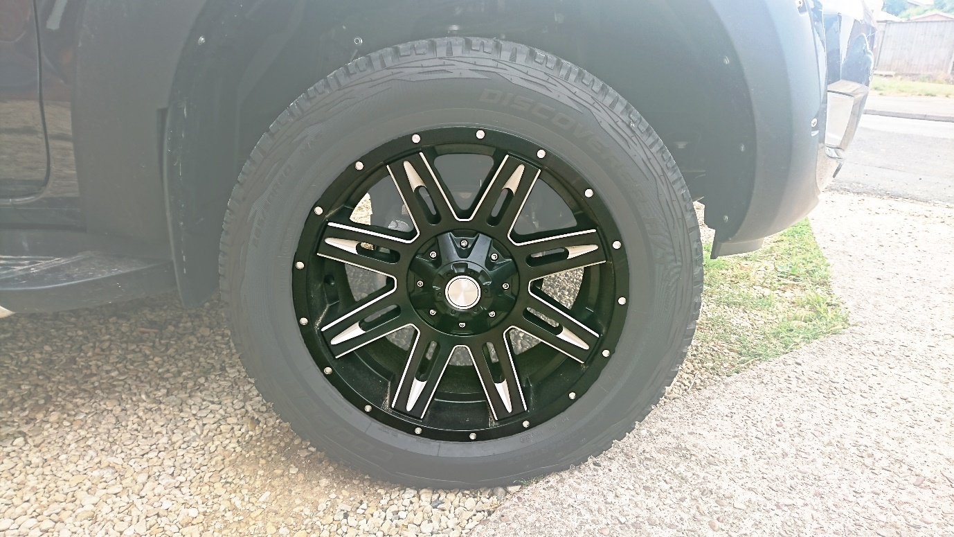 Ford Ranger 20” Alloy Wheels - 8 Spoke Diamond Cut Ford Ranger Wheels