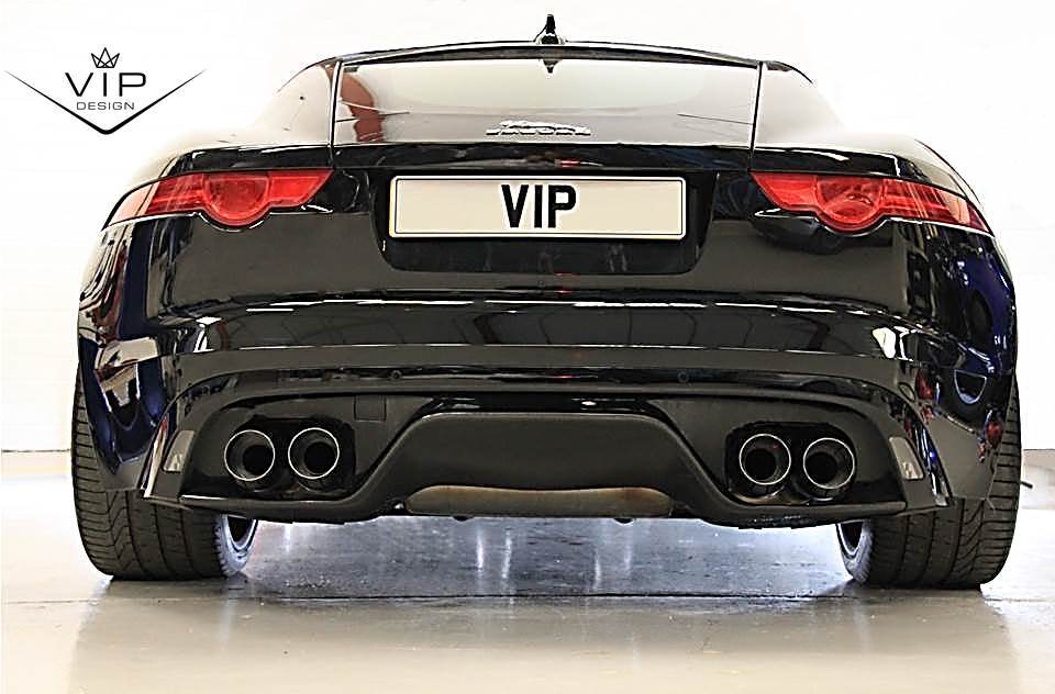 Jaguar f type exhaust shop upgrade