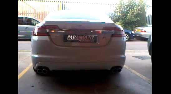 Jaguar xfr exhaust system video