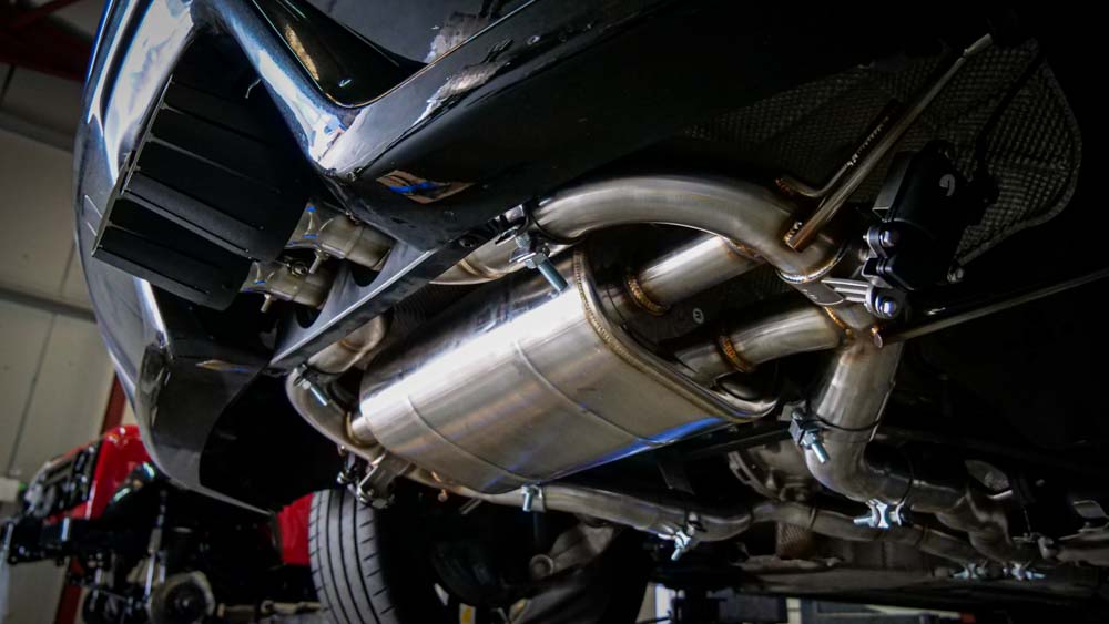 Jaguar f-type 3. 0 v6 exhaust system