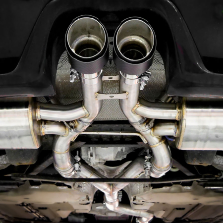 Jaguar F type 2.0 litre exhaust system fitted 1