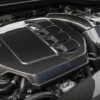 Carbon fibre engine cover