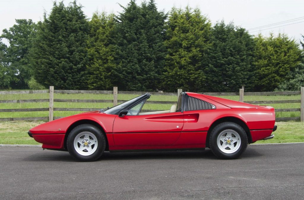 Ferrari 308 exhaust system