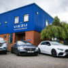 Mercedes tuning specialists - photo of 3 mercedes parked outside of viezu/paramount performance