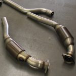 Jaguar xkr exhaust and cats scaled 1 1