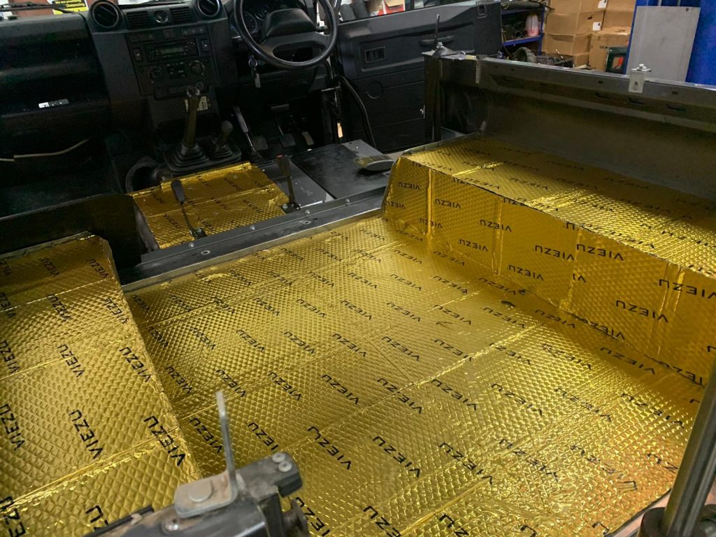 Land rover defender soundproof