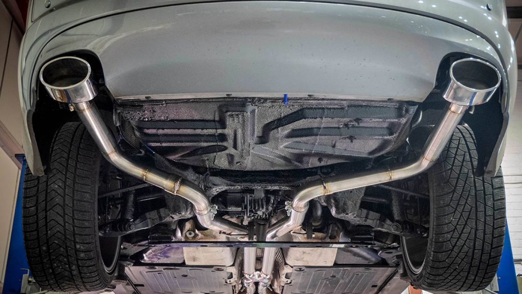 Custom made exhaust system