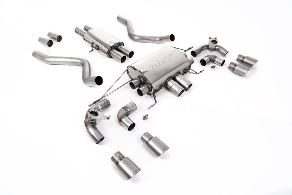 Milltek exhaust defender 90 v8 opf | valved cat-back (no opf/gpf)