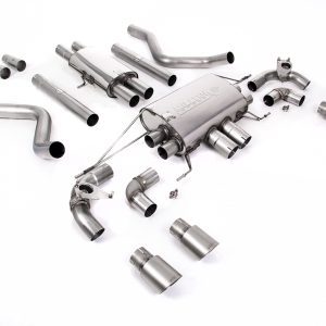 Milltek exhaust defender 110 v8 | resonated valved cat-back (no opf/gpf)