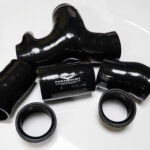 Defender air intake featuring paramount performance logo