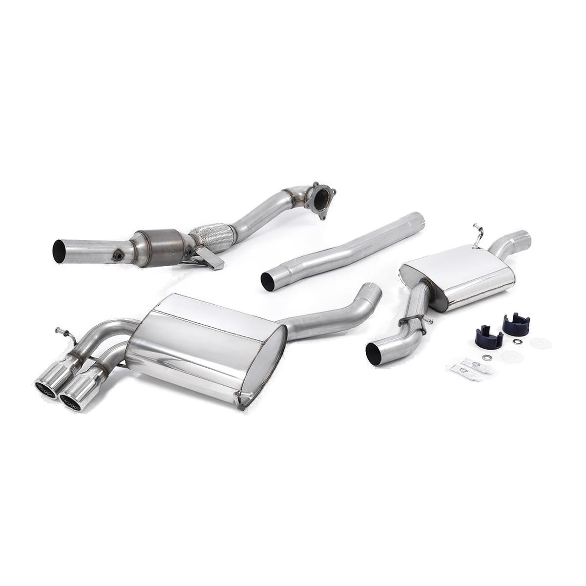 Audi s3 20 t quattro sportback 8p exhaust system