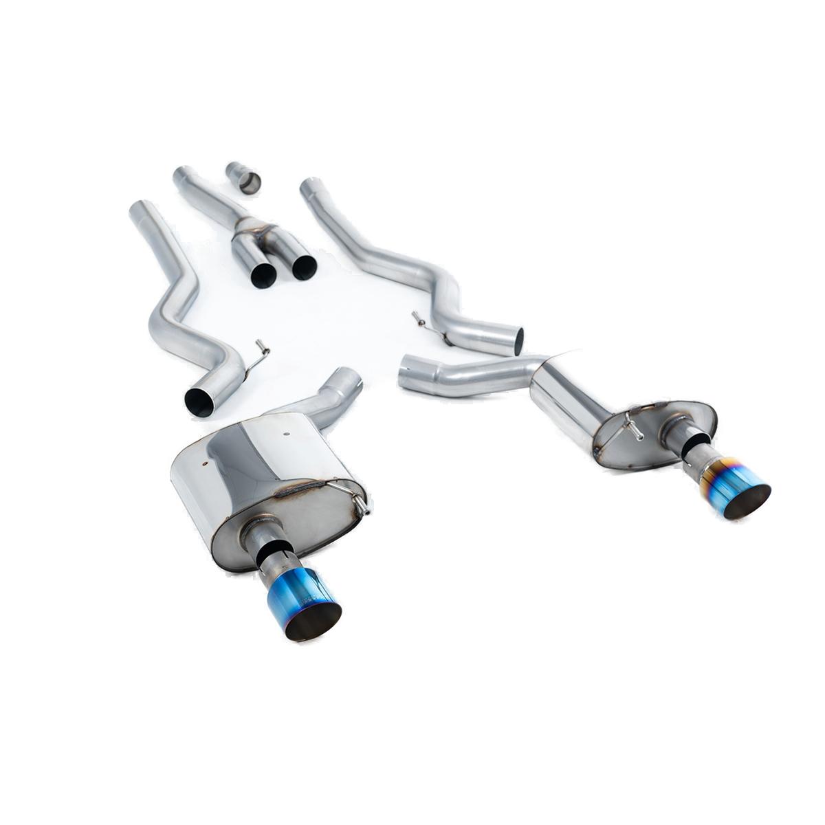 Ford mustang 23 ecoboost s550 fastback exhaust system