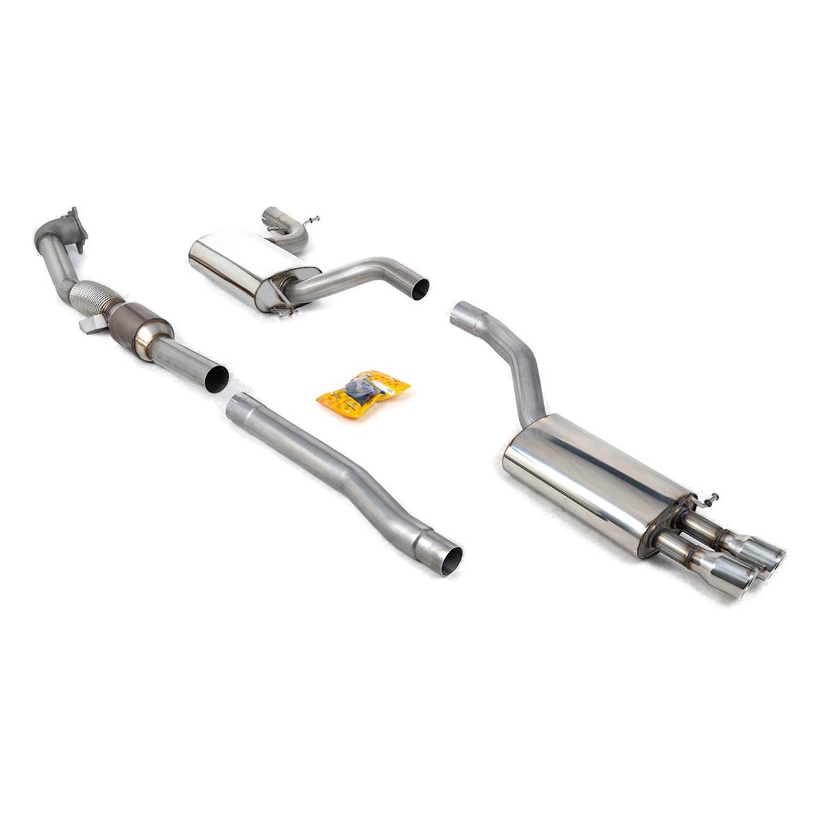 Skoda octavia vrs 20t fsi exhaust system