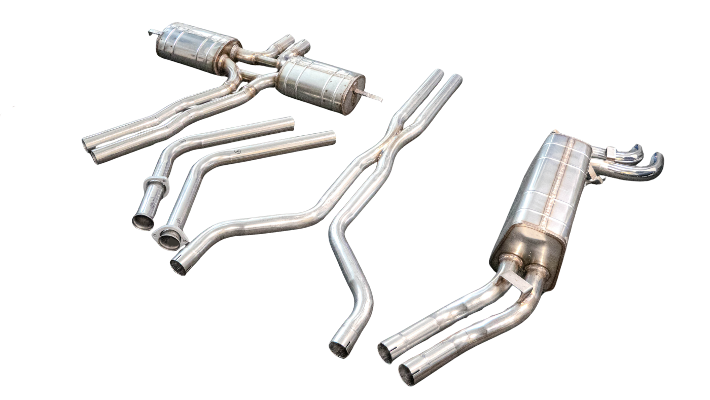 Mercedes 300se classic exhaust system 1