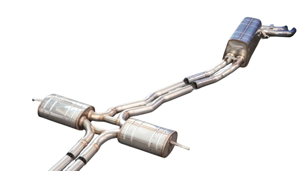 Mercedes 300se classic exhaust system 3