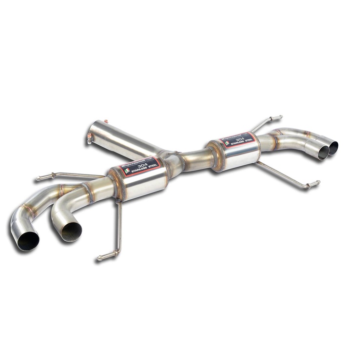 Alfa romeo giulia competizione 2 0i turbo 280 hp models with gpf 2023 exhaust system supersprint kit 00596