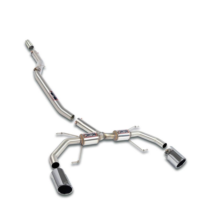 Alfa romeo giulia ti 2 0i turbo 280 hp models with gpf 2019 2021 exhaust system supersprint kit 00501