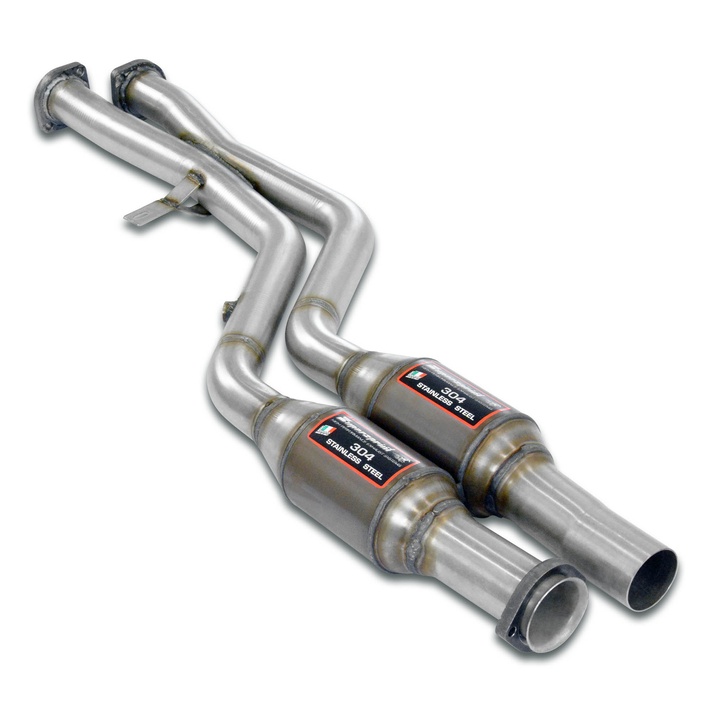 Alpina b10 e34 sedan touring bi turbo 3 5i 6 cil 89 94 exhaust system supersprint kit 11043