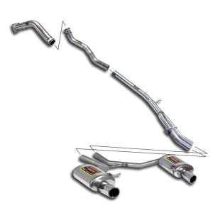AUDI A4 2.0 TFSI (200 Hp) Sedan + Avant '05 -> '09  Supersprint Exhaust System