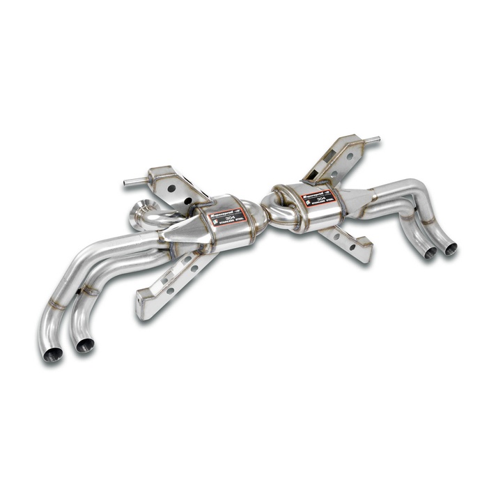 Audi r8 coup 4 2i v8 420 hp 2007 2012 exhaust system supersprint kit 03986