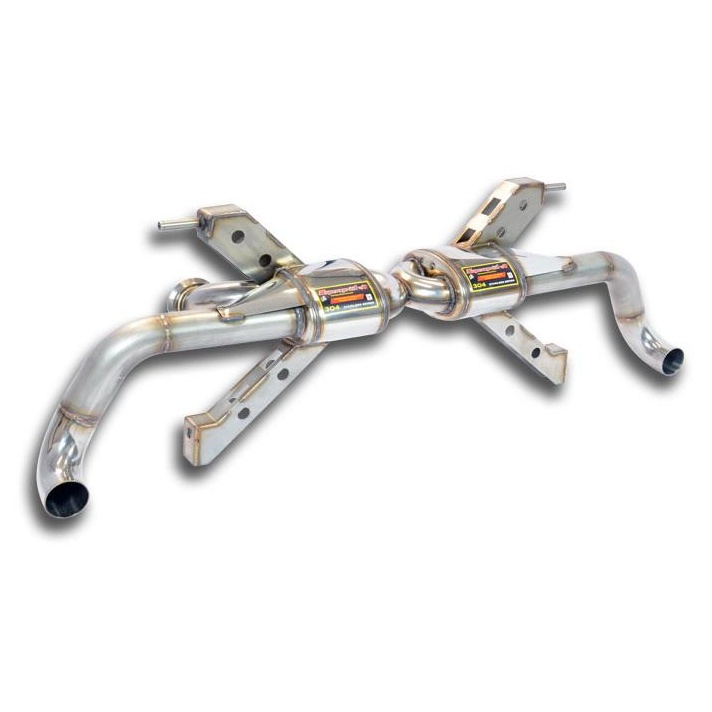 Audi r8 coup 4 2i v8 430 hp 2012 2015 exhaust system supersprint kit 03990