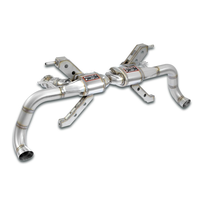 Audi r8 coup 5 2 fsi v10 570 hp models with gpf 2019 exhaust system supersprint kit 04006
