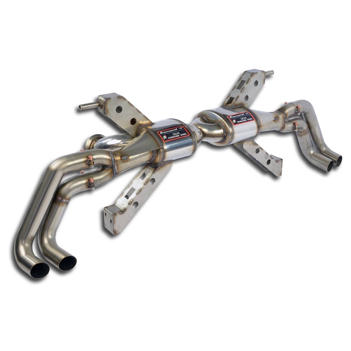 Audi r8 rws spyder 5 2 fsi v10 540 hp 2018 exhaust system supersprint kit 04036