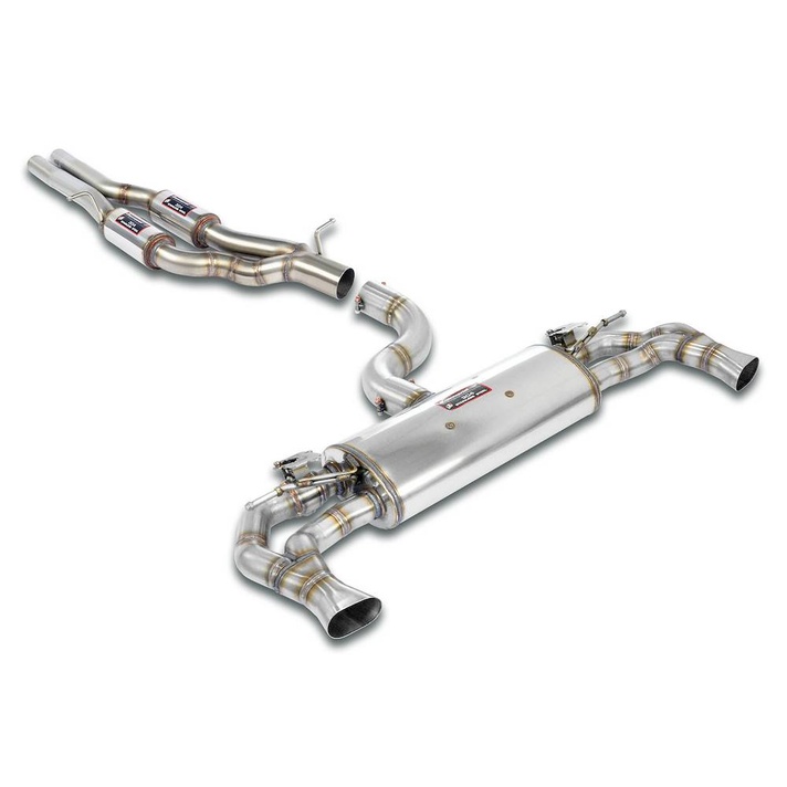 Audi rs3 8y sportback facelift quattro 2 5 tfsi 400 hp models with gpf 2025 twin pipe with valve exhaust system supersprint 01013