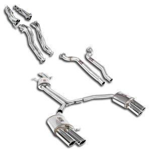 AUDI S4 QUATTRO (Sedan + Avant) 3.0 TFSI V6 (333 Hp) '07 -> '15 (Headers-Back)  Supersprint Exhaust System