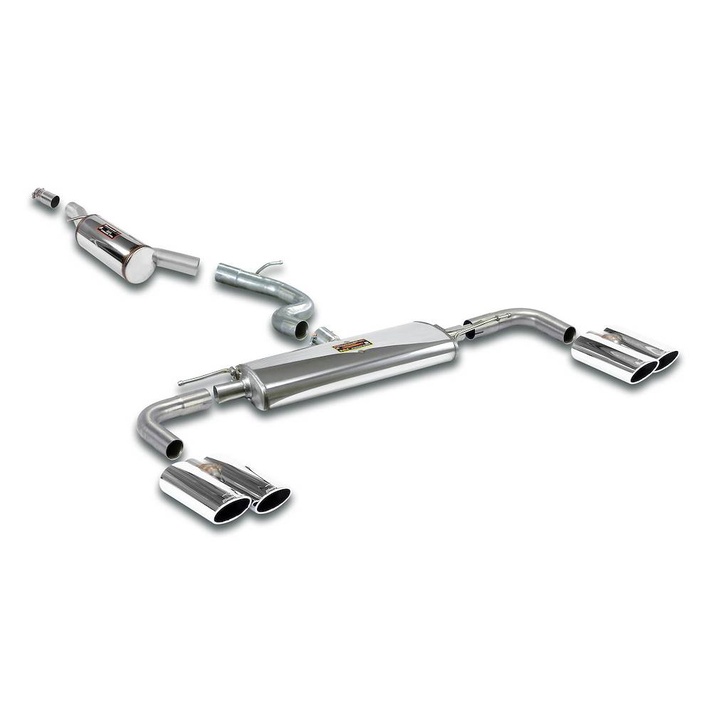 Audi sq2 quattro 2 0 tfsi 300 hp models with gpf 2021 exhaust system supersprint 00882