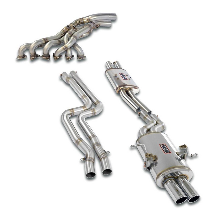 Bmw e46 all xi 4x4 models for s54 engine conversion exhaust system supersprint kit 05275
