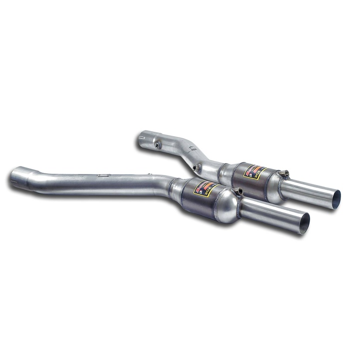 Bmw e60 e61 545i v8 n62 sedan touring 03 05 exhaust system supersprint 02156