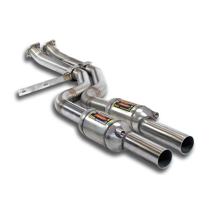 Bmw e60 sedan 535i bi turbo usa model n54 06 09 exhaust system supersprint 02177
