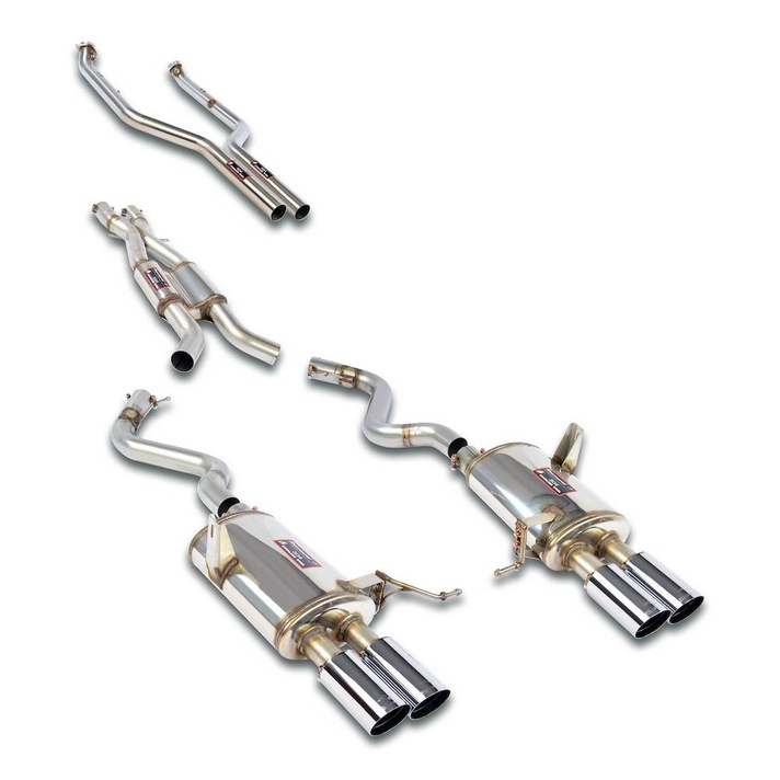 Bmw e92 coup m3 07 for s85 v10 engine conversion exhaust system supersprint kit 09504