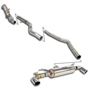 BMW F20 / F21 125i 2.0T (218 Hp) 2011 -> 2014 (with valve)  Supersprint Exhaust System