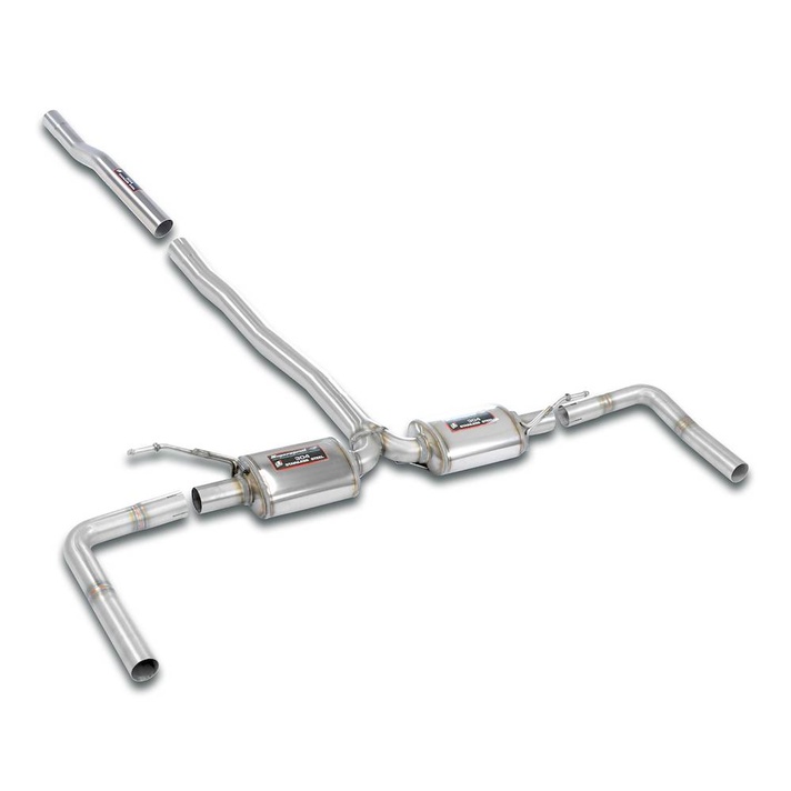 Bmw f45 218d active tourer 2 0d b47 engine 150 hp 2014 exhaust system supersprint 01525