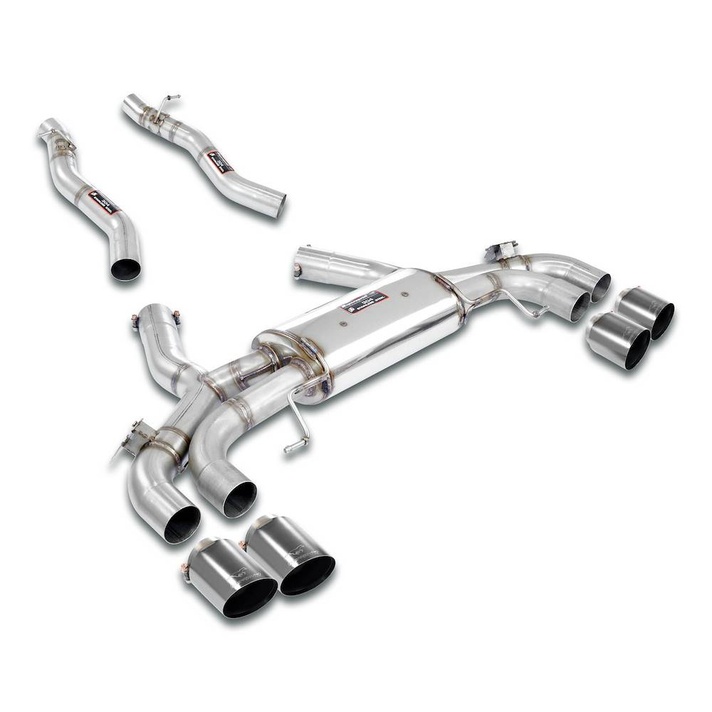 Bmw f93 m8 gran coup m x drive 4 4i v8 s63m 600 hp 2020 exhaust system supersprint kit 10560
