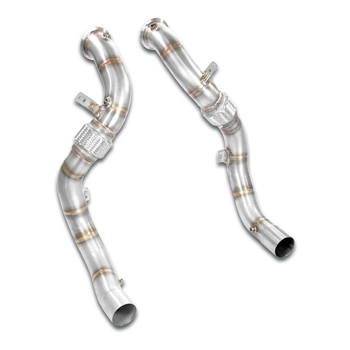 Bmw f96 x6 m x drive 4 4i v8 s63m 600 hp models with opf 2020 2022 exhaust system supersprint kit 10848