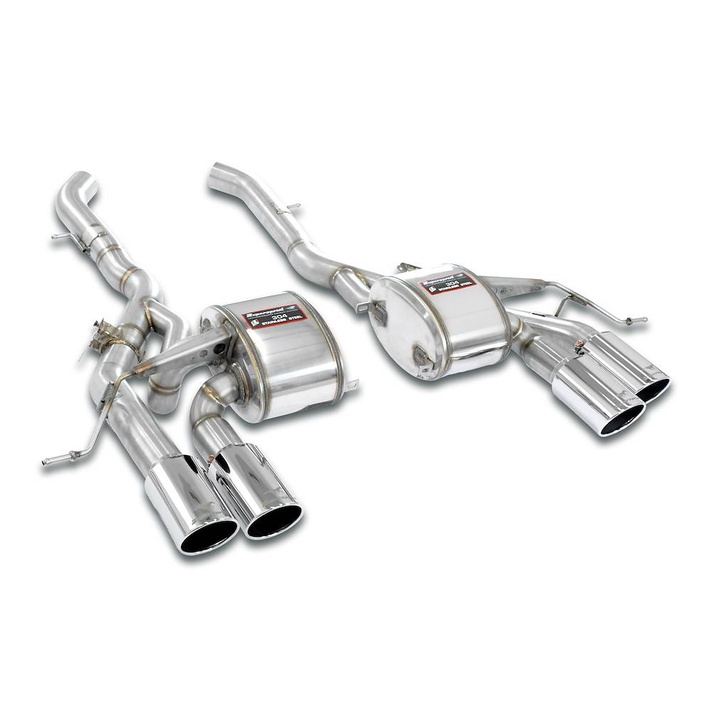 Bmw f97 x3 m s58 480 hp models with opf 2019 2021 with valve exhaust system supersprint kit 10653