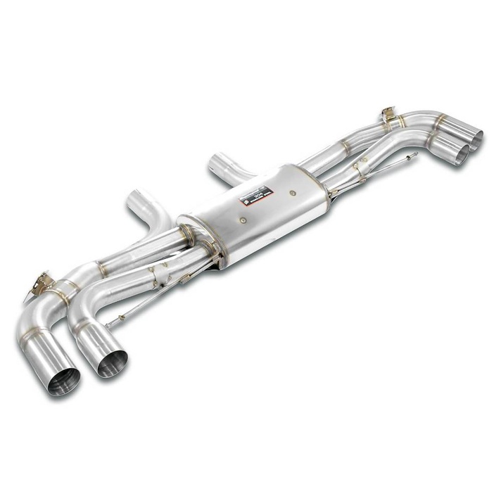 Bmw g07 x7 m60i xdrive mild hybrid s68 4 4l v8 540 hp models with opf 2022 exhaust system supersprint kit 08365