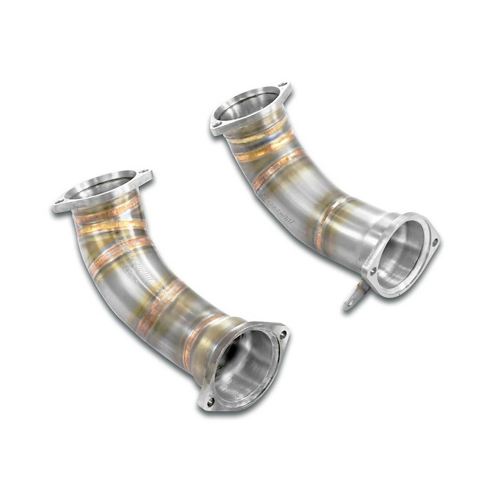 Bmw g07 x7 m60i xdrive mild hybrid s68 4 4l v8 540 hp models with opf 2022 exhaust system supersprint kit 08370