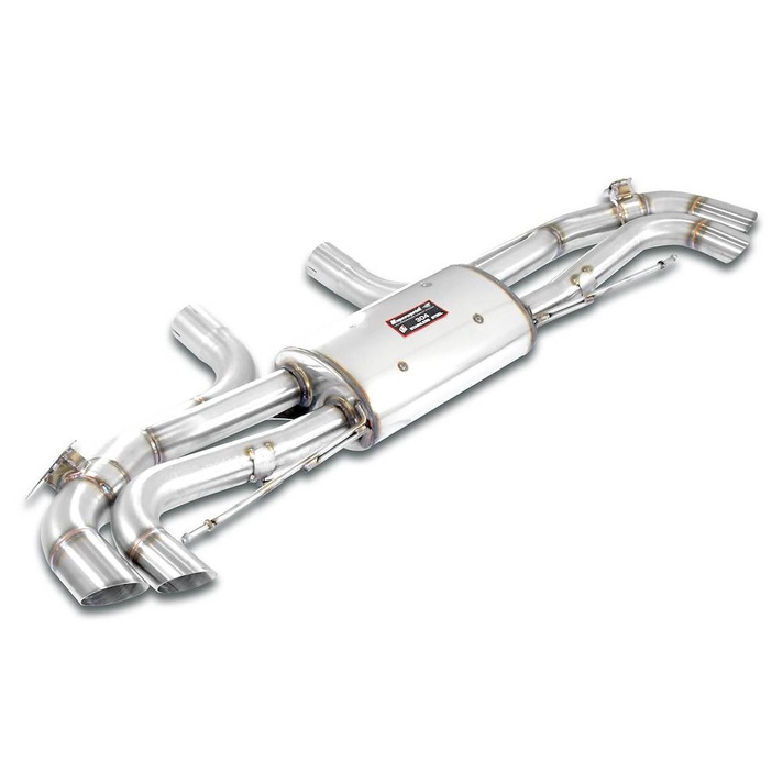 Bmw g07 x7 m60i xdrive mild hybrid s68 4 4l v8 540 hp models with opf 2022 exhaust system supersprint kit 08373