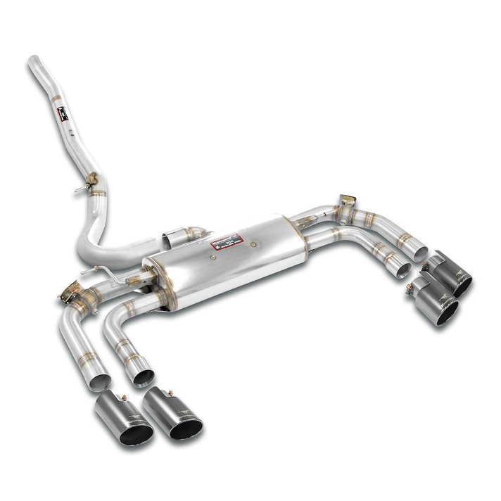 Bmw u10 x2 m 35i xdrive 2 0i turbo b48 engine 300 hp models with opf 2024 exhaust system supersprint 02406