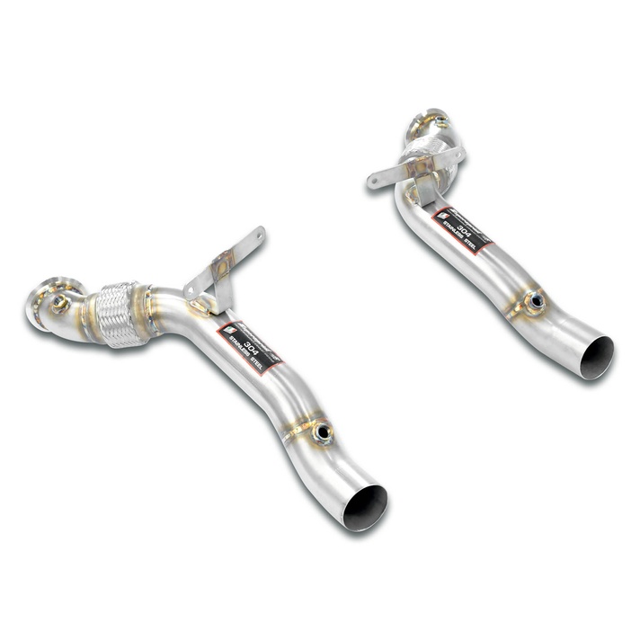 Ferrari 488 spider 3 9l v8 bi turbo 670 hp 2016 2019 exhaust system supersprint kit 12039