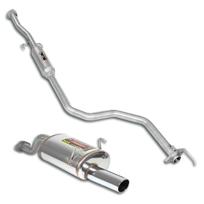 Honda acura integra 4d sedan 1 8 vti 170 hp 180 hp 94 00 exhaust system supersprint kit 12347