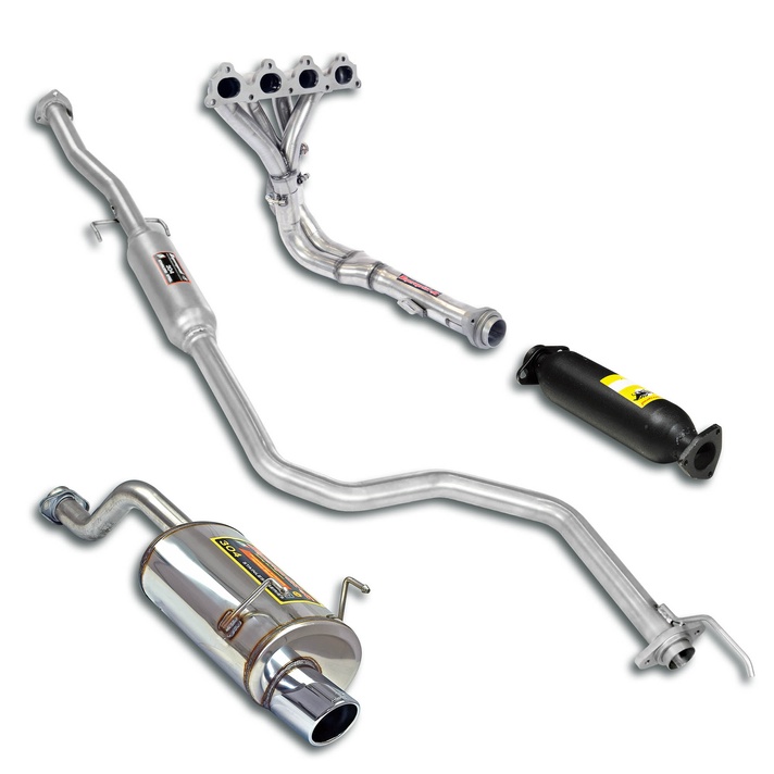 Honda civic 3d 1 4i 1 6i 96 01 exhaust system supersprint 03681