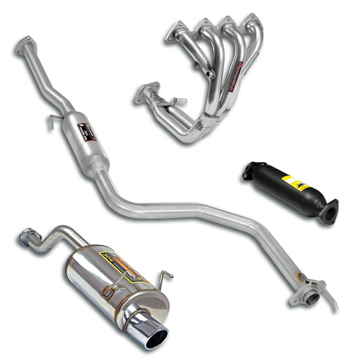 Honda civic 3d 1 6 vti 92 95 exhaust system supersprint 03677