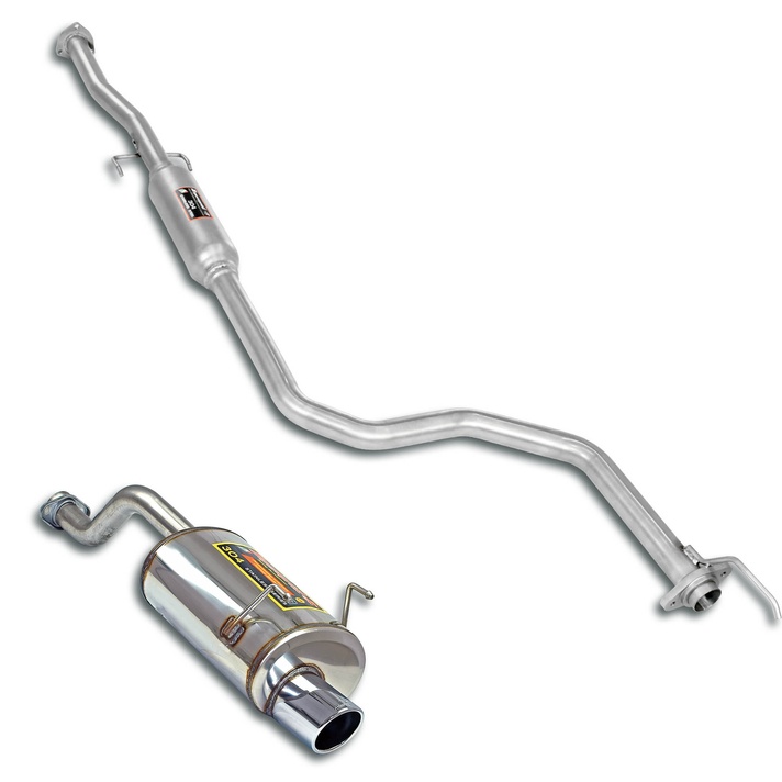 Honda civic 3d type r 1 6 vti 185 hp 97 00 exhaust system supersprint kit 12275