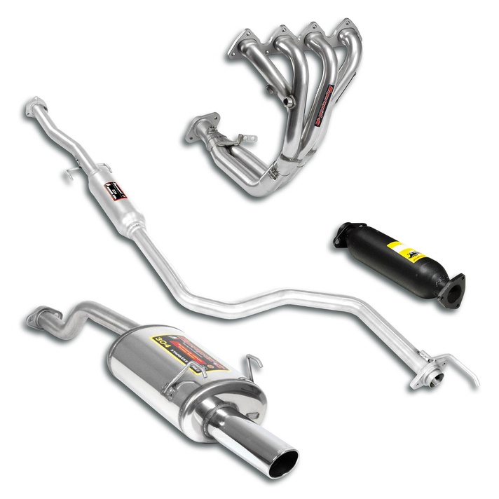 Honda civic 5d 1 8 vti 97 00 exhaust system supersprint 03697