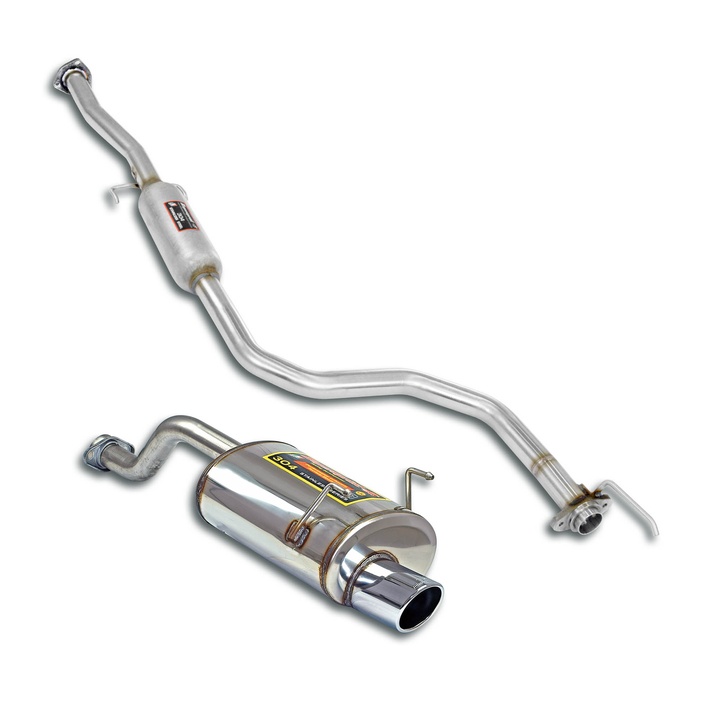 Honda crx del sol 1 6 esi 125 hp 93 exhaust system supersprint kit 12326